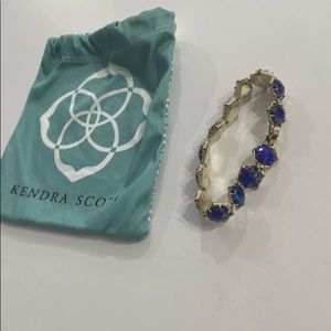 Kendra Scott Minnie Morgan Cassie Bracelet Custom Black iridescent Stones